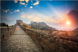 Mutianyu Great Wall with Sunshine